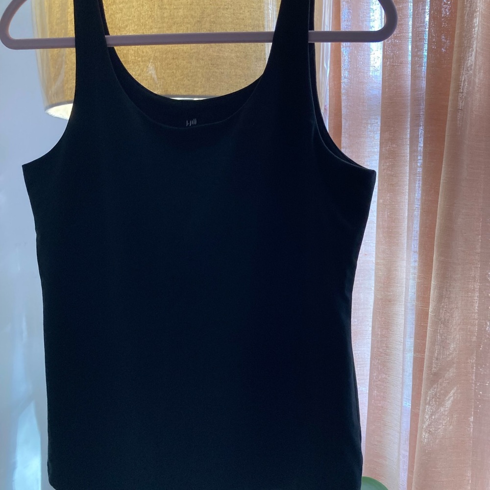 J. Jill Classic Black Tank Top